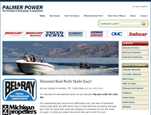 Tablet Screenshot of palmerpower.com